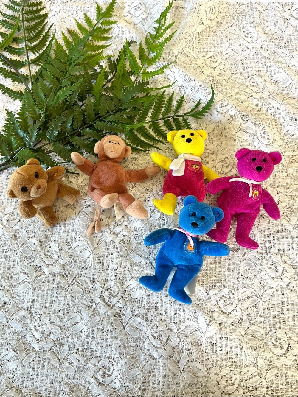 Lot of Early 2000’s Small TY Beanie Babies